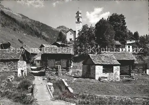 Bosco Gurin Teilansicht / Bosco Gurin /Bz. Vallemaggia