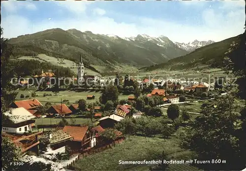 Radstadt mit den Tauern Kat. Radstadt