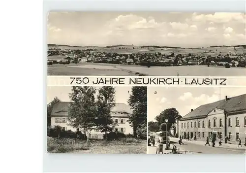 Neukirch Lausitz Panorama Jugendherberge HO Hotel Oberland Kat. Neukirch Lausitz
