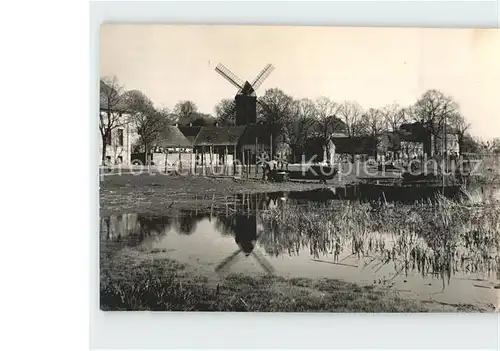 Werder Havel Ortsansicht Windmuehle Kat. Werder