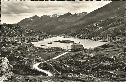 San Bernardino Hinterrhein Lago e Ospizio Kat. Bernardino San