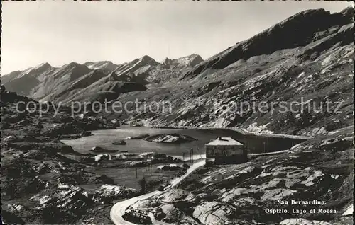 San Bernardino Hinterrhein Ospizio Lago die Moesa Kat. Bernardino San