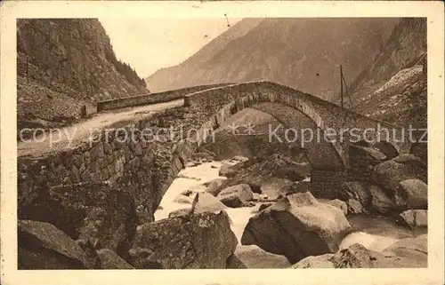 Goeschenen Alte Steinbruecke Kat. Goeschenen