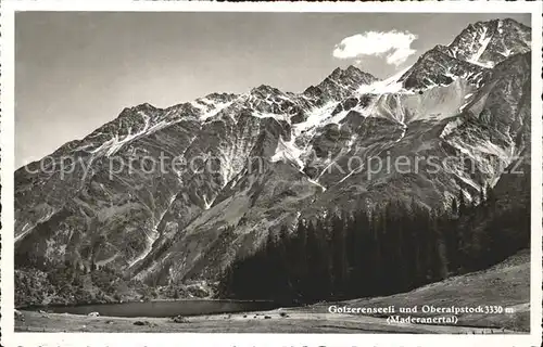 Maderanertal Golzerenseeli und Oberalpstock Kat. Silenen