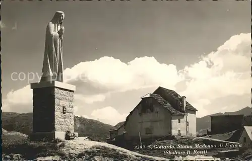 San Gottardo Statue Madonna di Fatima Kat. San Gottardo