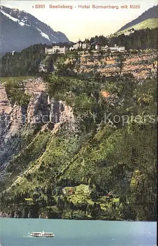 Seelisberg UR Hotel Sonnenberg mit Ruetli Kat. Seelisberg