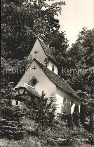 Buergenstock Waldkapelle Kat. Buergenstock