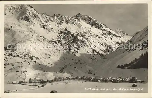 Andermatt mit Unteralptal Kat. Andermatt