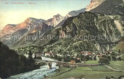 Amsteg Gotthardbahn Kat. Amsteg