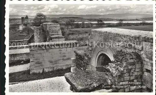 Avenches Ruines Romaines et Lac Morat Kat. Avenches