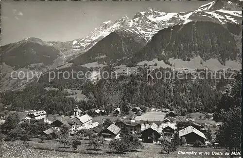 Champery Dents du Midi Kat. Champery