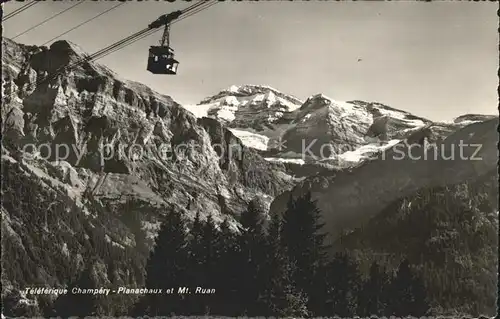 Champery Teleferique Planachaux Mont Ruan Kat. Champery