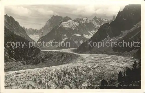 Chamonix Mont Blanc la Mer de Glace Kat. Chamonix Mont Blanc