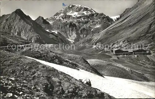 Strelapass Berghaus Haupterkopf Weissfluh Kat. Strelapass