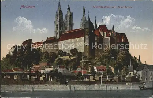 Meissen Elbe Sachsen Albrechtsburg mit Dom Kat. Meissen