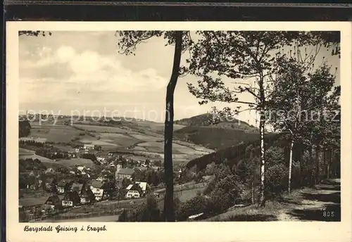 Geising Erzgebirge Panorama Kat. Geising Osterzgebirge