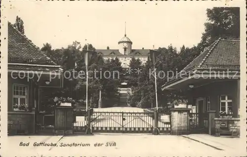 Bad Gottleuba Berggiesshuebel Sanatorium der SVA Kat. Bad Gottleuba Berggiesshuebel