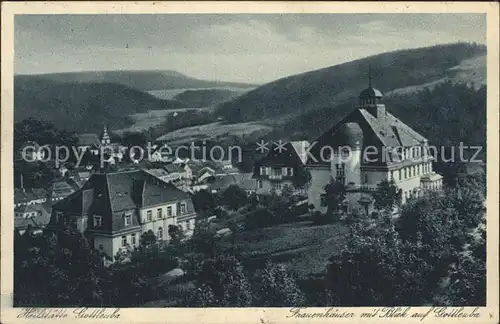 Bad Gottleuba Berggiesshuebel Heilstaette der LVA Sachsen mit Frauenhaeusern Kat. Bad Gottleuba Berggiesshuebel