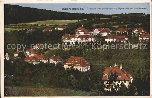 Bad Gottleuba Berggiesshuebel Heilstaette der LVA Sachsen mit Kinderheim Kat. Bad Gottleuba Berggiesshuebel