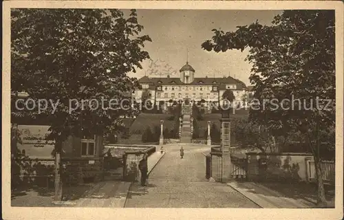 Bad Gottleuba Berggiesshuebel Heilstaette der LVA Sachsen Eingang Kat. Bad Gottleuba Berggiesshuebel