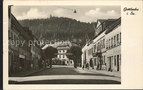 Bad Gottleuba Berggiesshuebel Strassenpartie Kat. Bad Gottleuba Berggiesshuebel