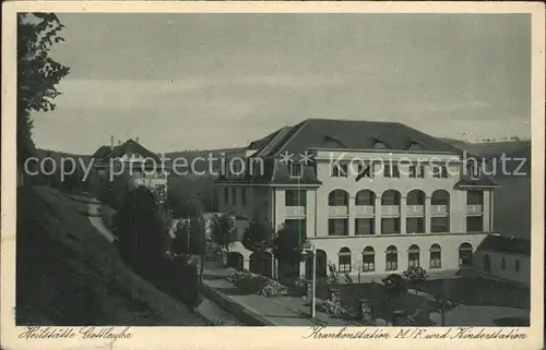 Bad Gottleuba Berggiesshuebel Heilstaette Krankenstation und Kinderstation Kat. Bad Gottleuba Berggiesshuebel