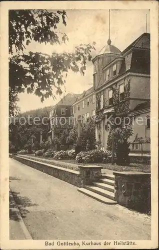 Bad Gottleuba Berggiesshuebel Kurhaus der Heilstaette Kat. Bad Gottleuba Berggiesshuebel