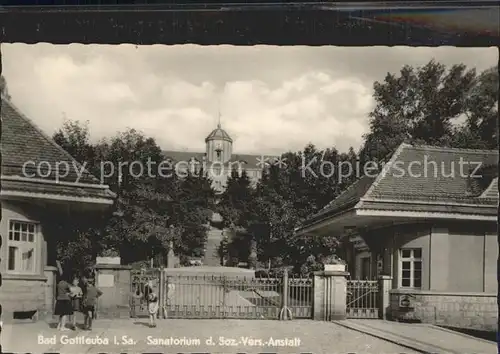 Bad Gottleuba Berggiesshuebel Sanatorium der LVA Sachsen Kat. Bad Gottleuba Berggiesshuebel