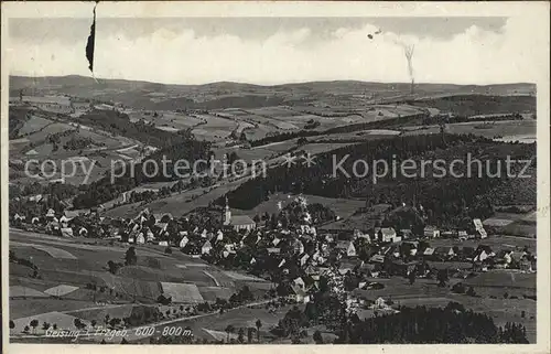 Geising Erzgebirge Panorama Kat. Geising Osterzgebirge