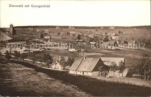 Zinnwald Georgenfeld Panorama Kat. Altenberg