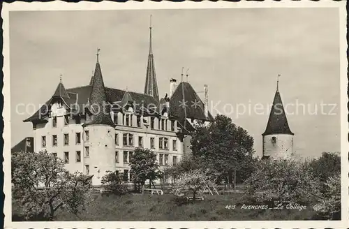 Avenches Le College Kat. Avenches