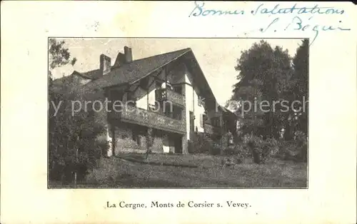 Corsier sur Vevey La Cergne Kat. Corsier sur Vevey