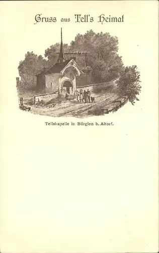 Buerglen UR Tellskapelle Kat. Buerglen UR