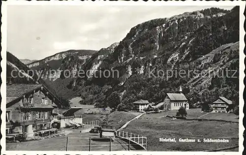 Bisisthal Gasthaus zum Schoenenboden Kat. Bisisthal