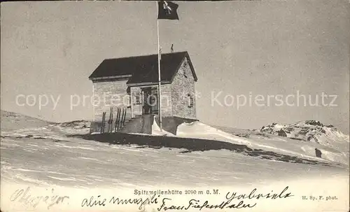 Spitzmeilen Spitzmeilenhuette Kat. Spitzmeilen