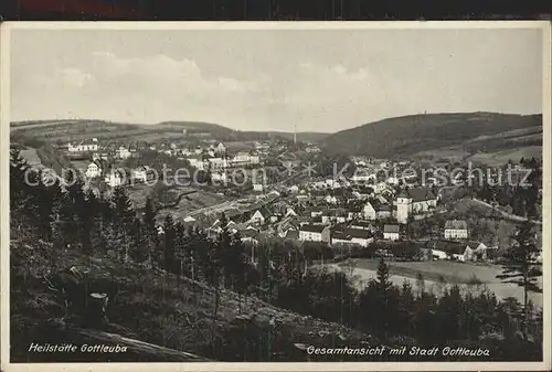 Bad Gottleuba Berggiesshuebel Stadt und Heilstaette Kat. Bad Gottleuba Berggiesshuebel