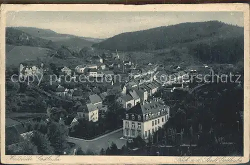 Bad Gottleuba Berggiesshuebel Heilstaette mit Stadtblick Kat. Bad Gottleuba Berggiesshuebel