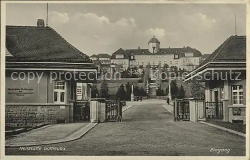 Bad Gottleuba Berggiesshuebel Heilstaette Kurhaus Haupteingang Kat. Bad Gottleuba Berggiesshuebel