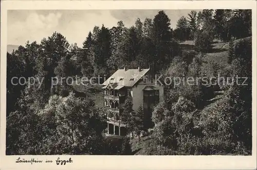 Lauenstein Erzgebirge Erholungsheim Deutscher Buchhaendler Kat. Geising