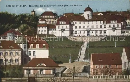 Bad Gottleuba Berggiesshuebel Heilstaette der LVA Sachsen Kat. Bad Gottleuba Berggiesshuebel