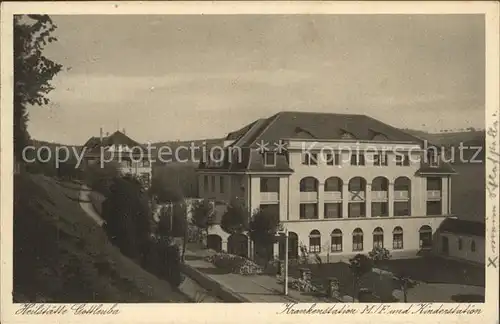 Bad Gottleuba Berggiesshuebel Heilstaette Krankenstation MF und Kinderstation Kat. Bad Gottleuba Berggiesshuebel