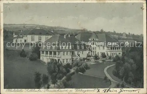 Bad Gottleuba Berggiesshuebel Heilstaette Frauenhaeuser und Vortragssaal Kat. Bad Gottleuba Berggiesshuebel