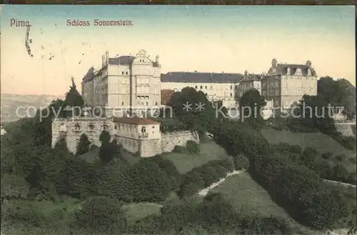 Pirna Schloss Sonnenstein Kat. Pirna