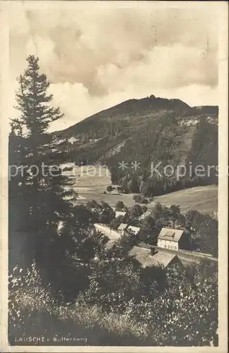 Waltersdorf Zittau Die Lausche vom Butterberg gesehen Kat. Grossschoenau Sachsen