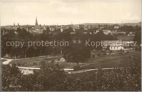 Loebau Sachsen Gesamtansicht Kat. Loebau