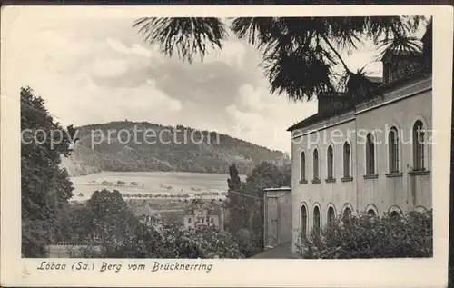 Loebau Sachsen Berg vom Bruecknerring Kat. Loebau