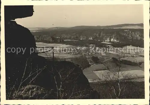 Weissig Struppen Panorama / Struppen /Saechsische Schweiz-Osterzgebirge LKR