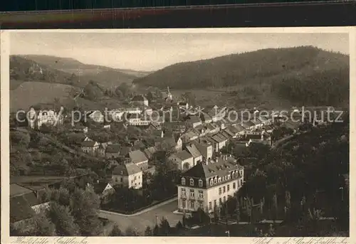 Bad Gottleuba Berggiesshuebel Blick von der Heilstaette Kat. Bad Gottleuba Berggiesshuebel