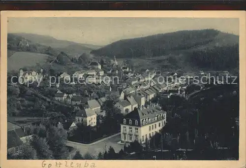 Bad Gottleuba Berggiesshuebel Blick von der Heilstaette Kat. Bad Gottleuba Berggiesshuebel