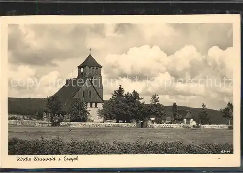 Zinnwald Georgenfeld Kirche Kat. Altenberg